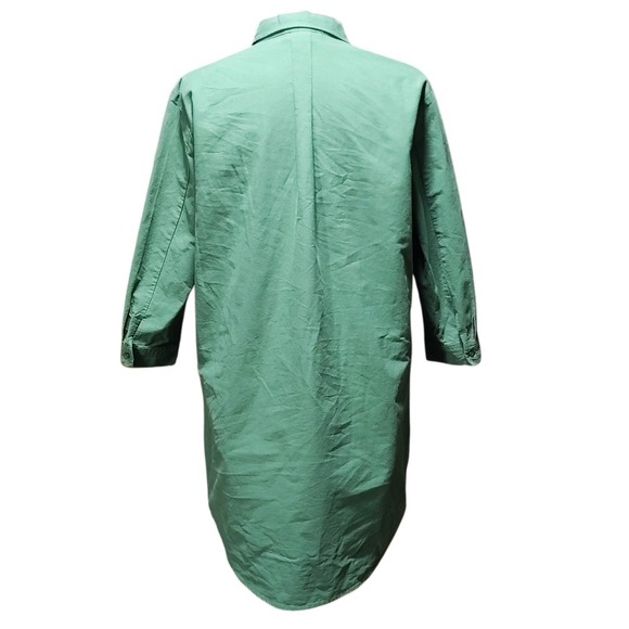 Pomander Place Tuckernuck Polly Dress Green Knee Length Boxy Minimalist Size S - Picture 3 of 11